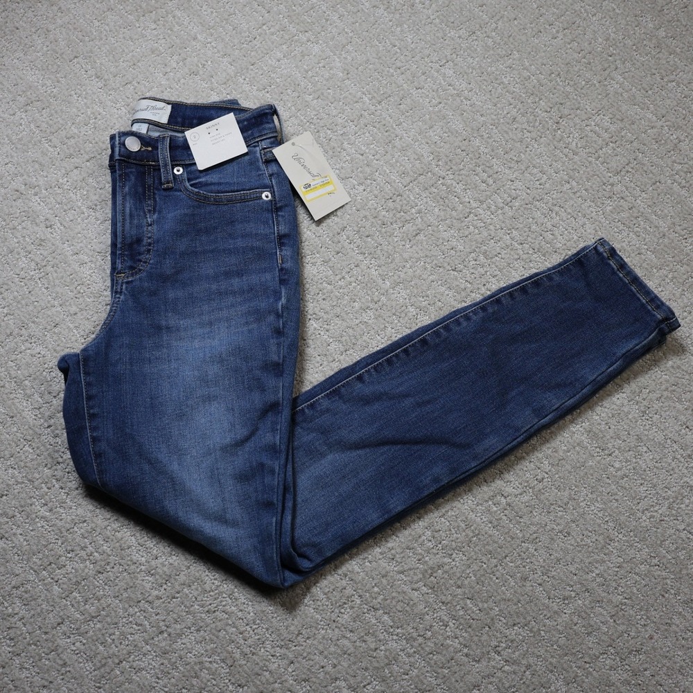 Universal Thread Womens High-Rise Skinny Jeans Medium Wash Blue Size 2R